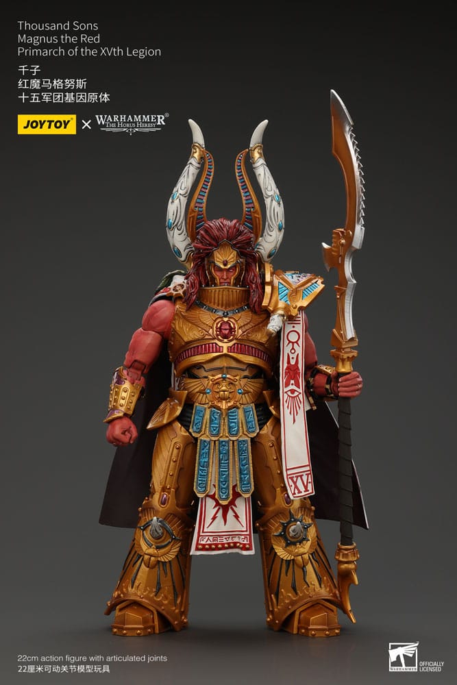 Warhammer The Horus Heresy Figura 1/18 Thousand sons Magnus the Red Primarch of the XVth Legion 12 cm Frikytopia