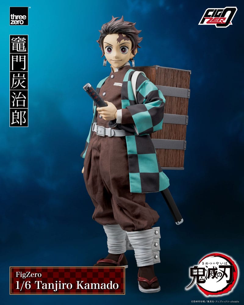 Demon Slayer: Kimetsu No Yaiba Figura FigZero 1/6 Tanjiro Kamado 27 cm