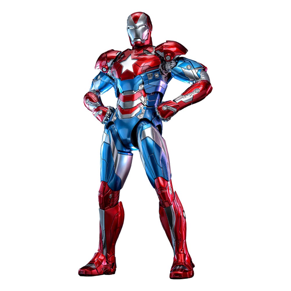 Marvel Figura Diecast Comic Masterpiece 1/6 Iron Patriot Hot Toys Exclusive 32 cm Frikytopia
