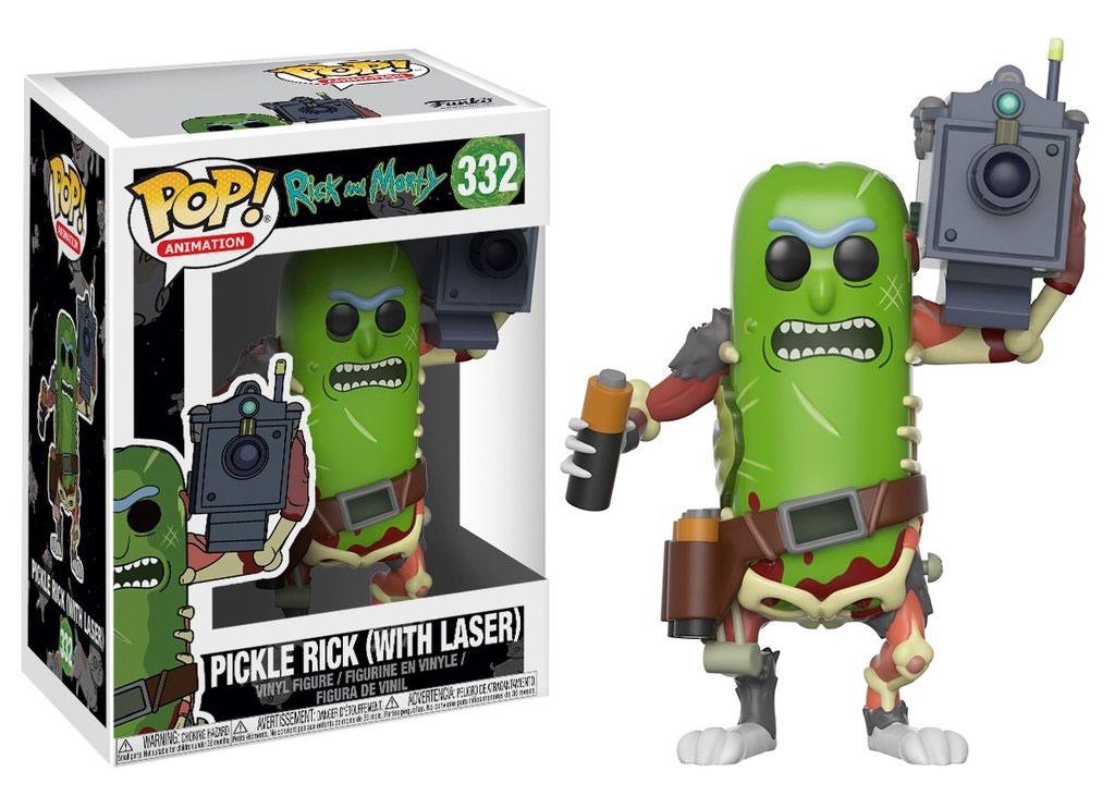 Figura POP Rick & Morty Pickle Rick with Laser Frikytopia