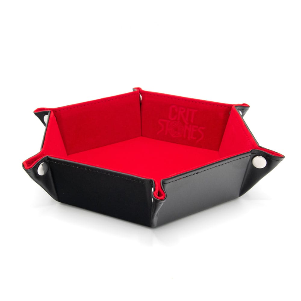 CritStones Bandeja plegable para dados Red Frikytopia