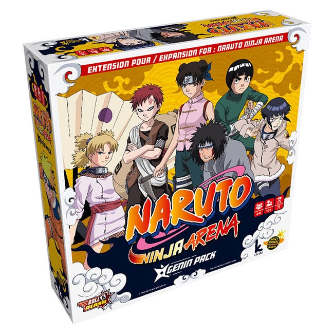 Juego de mesa naruto ninja arena genin pack edad recomendada 10 años (ingles)