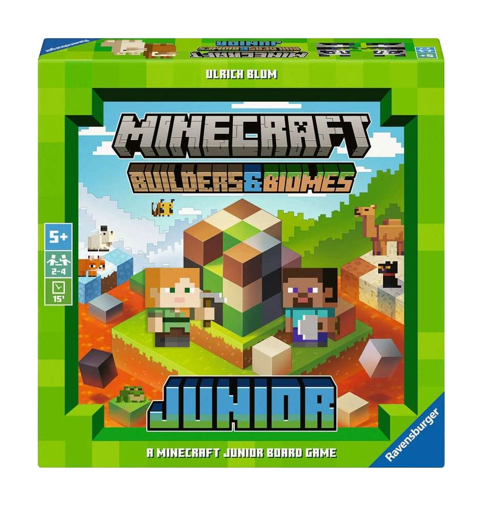 Minecraft Juego de Mesa Builders & Biomes Junior Frikytopia