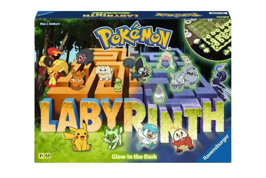 Pokémon Juego de Mesa Labyrinth Glow in the Dark Frikytopia