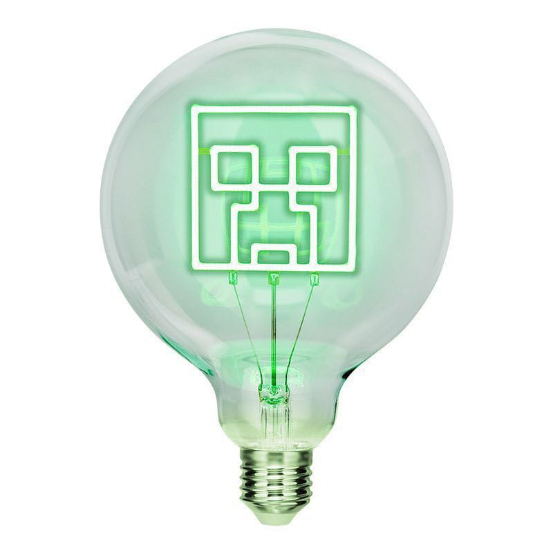 Minecraft Bombilla LED de neón Creeper Frikytopia