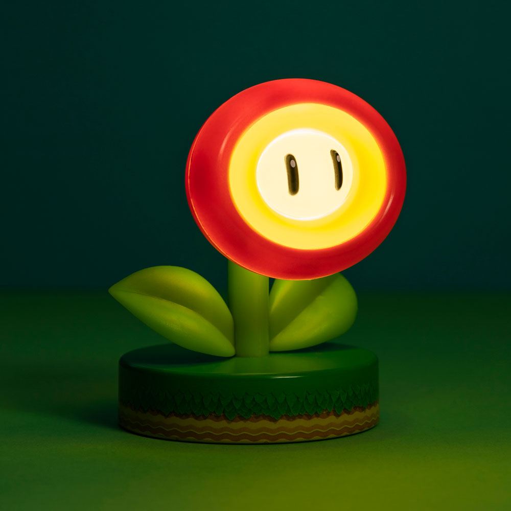 Super Mario lámpara Icon Fire Flower (V2) Frikytopia
