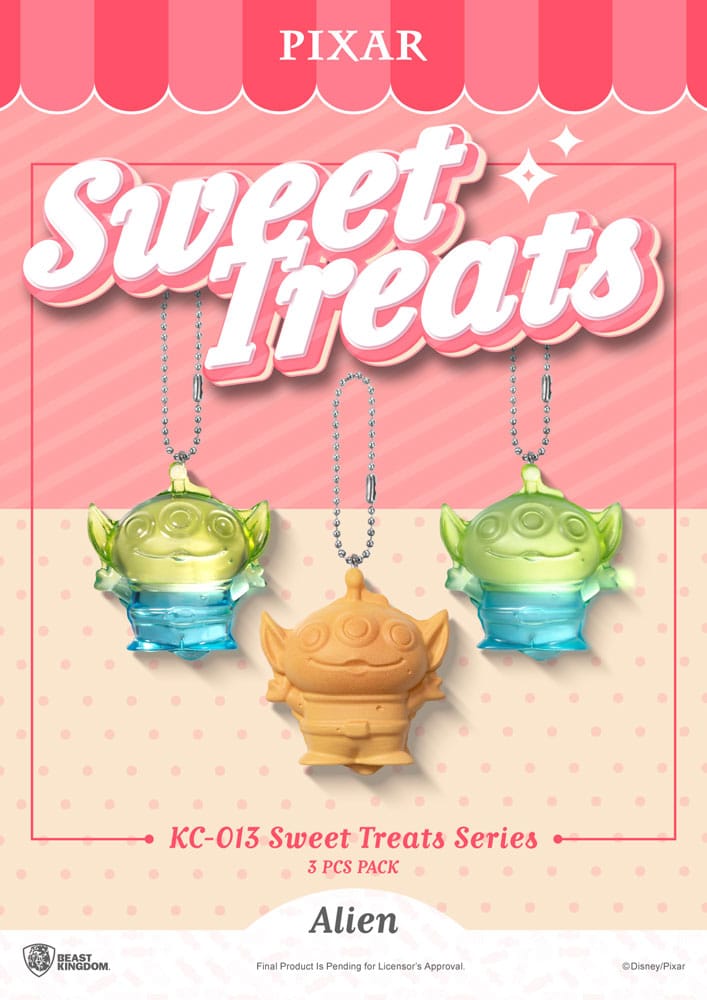 Pixar pack de 3 Llaveros Sweet Treats Series 4 cm Frikytopia