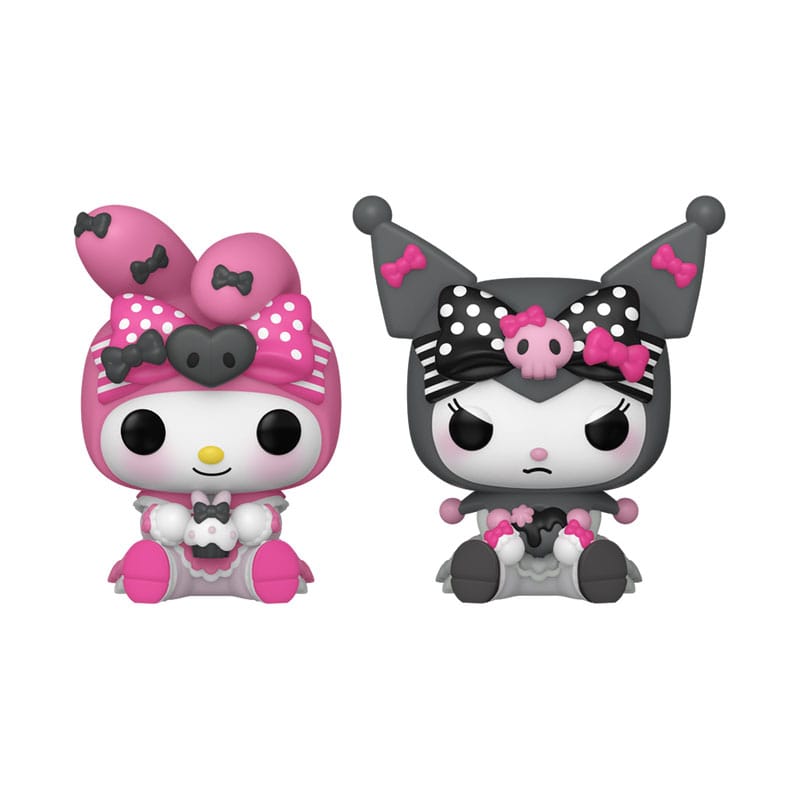 Hello Kitty Pack de 2 Llaveros POP! Vinyl My Melody & Kuromi 4 cm Frikytopia
