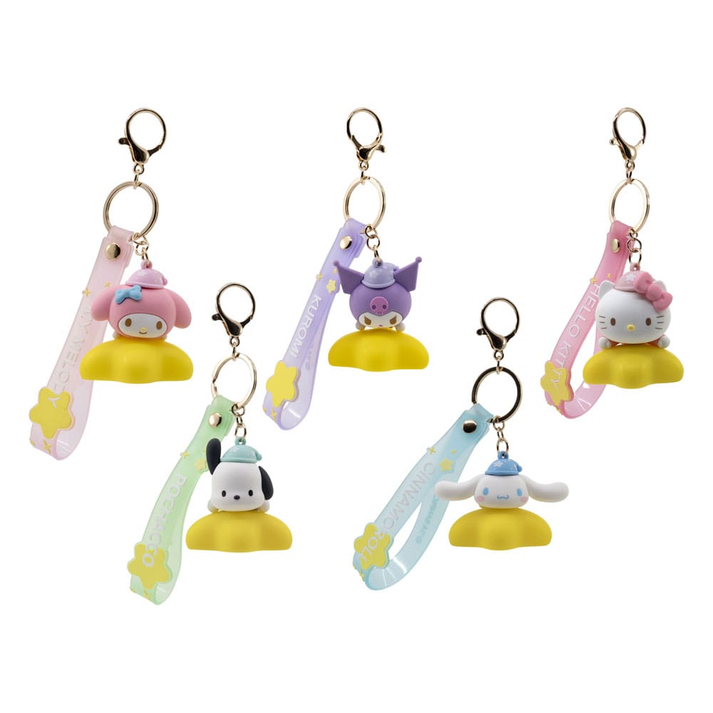 Sanrio Llaveros Light-Up Star Series Hello Kitty and Friends Expositor (9) Frikytopia