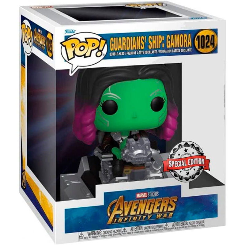 Figura POP Marvel Avengers Infinity War Guardians Ship Gamora Exclus Frikytopia