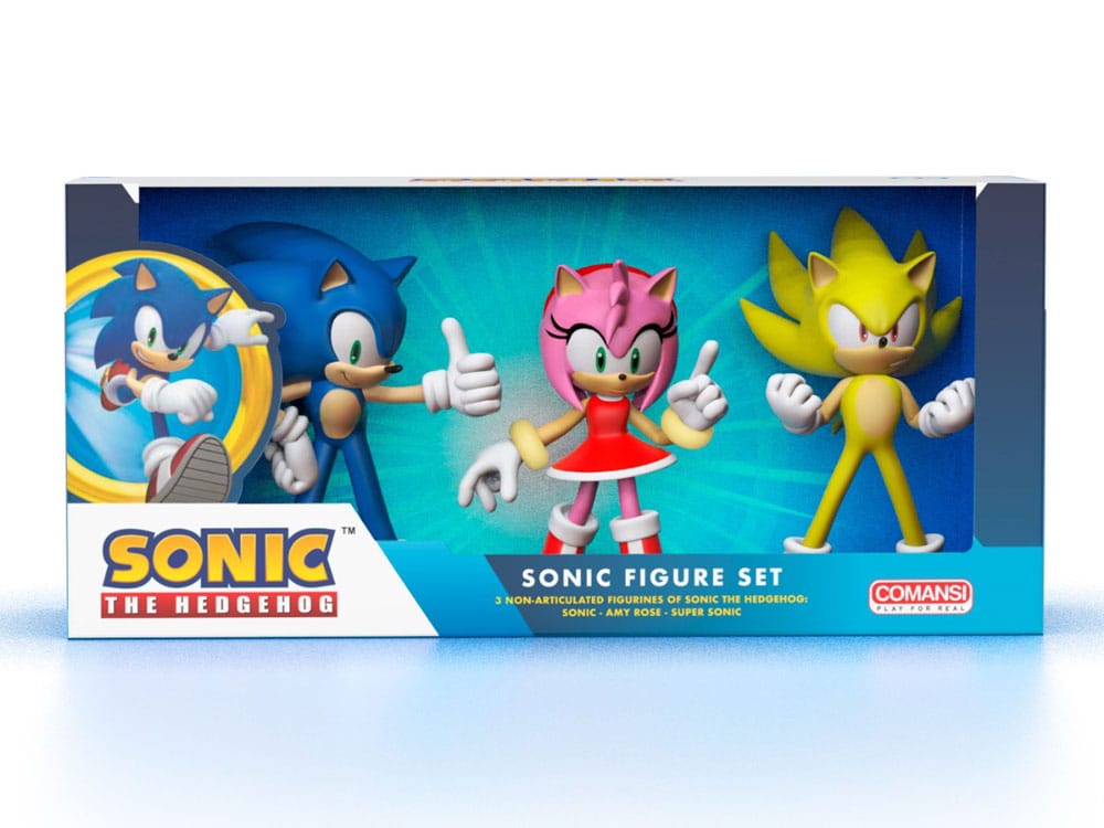 Sonic the Hedgehog Caja de regalo de Minifiguras (3) Frikytopia