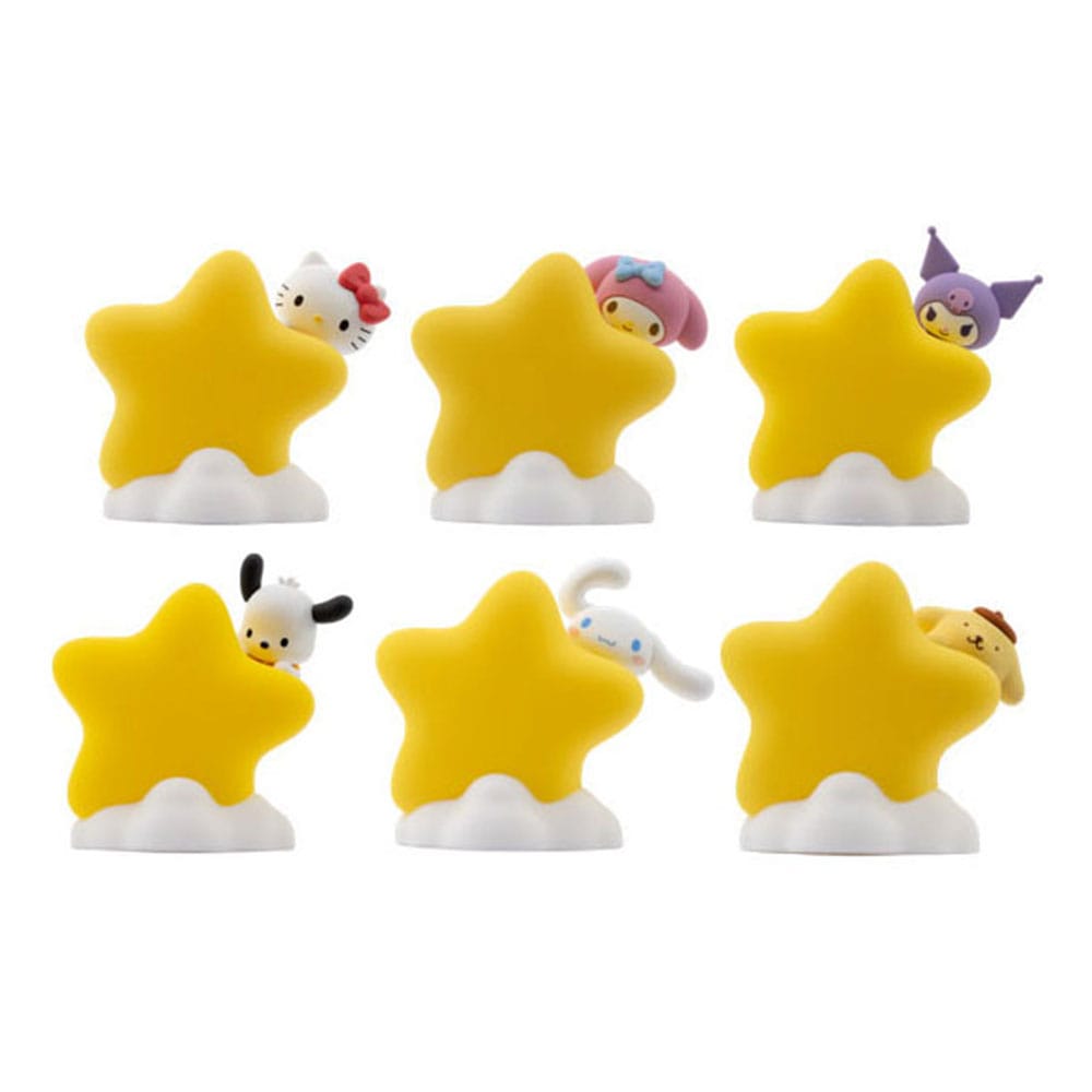 Sanrio Figuras mini Bedside Light Star Light Series Hello Kitty and Friends 8 cm Expositor (12) Frikytopia