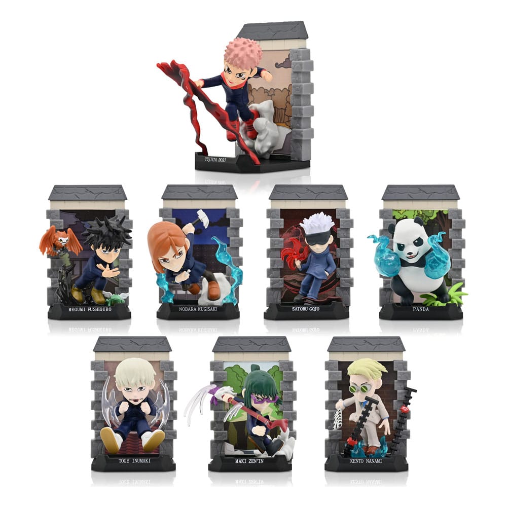 Jujutsu Kaisen Figuras mini Mystery Capsules Cursed 10 cm Expositor (12) Frikytopia