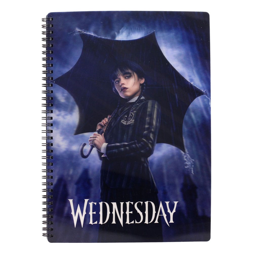 Cuaderno A4 Lluvia Miercoles Frikytopia