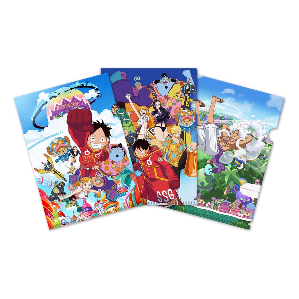 One Piece Set de 3 Fundas transparentes Egghead Saga Frikytopia