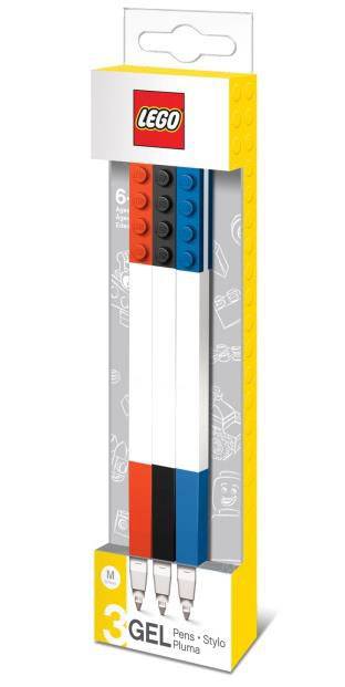 LEGO Pack de 3 Bolígrafos de gel Bricks