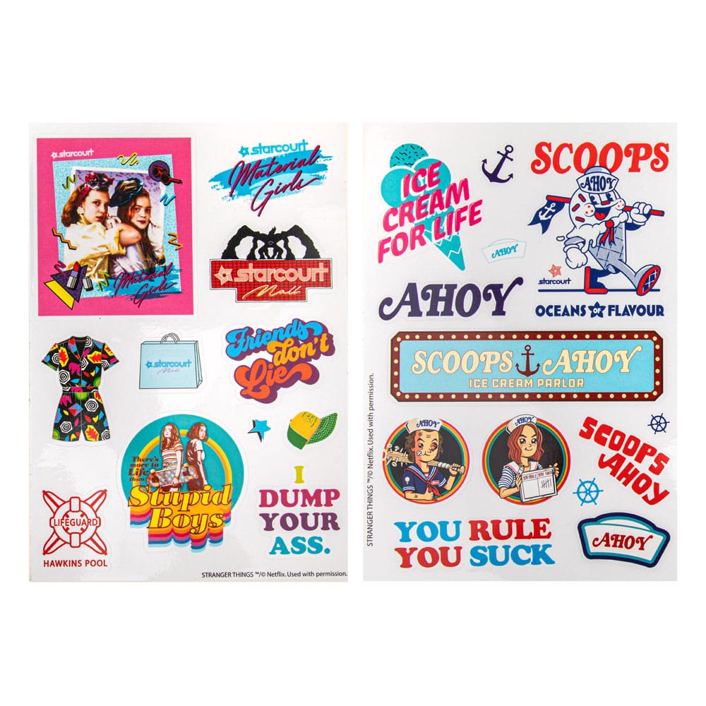 Stranger Things Pegatina Pack Season 3 Frikytopia