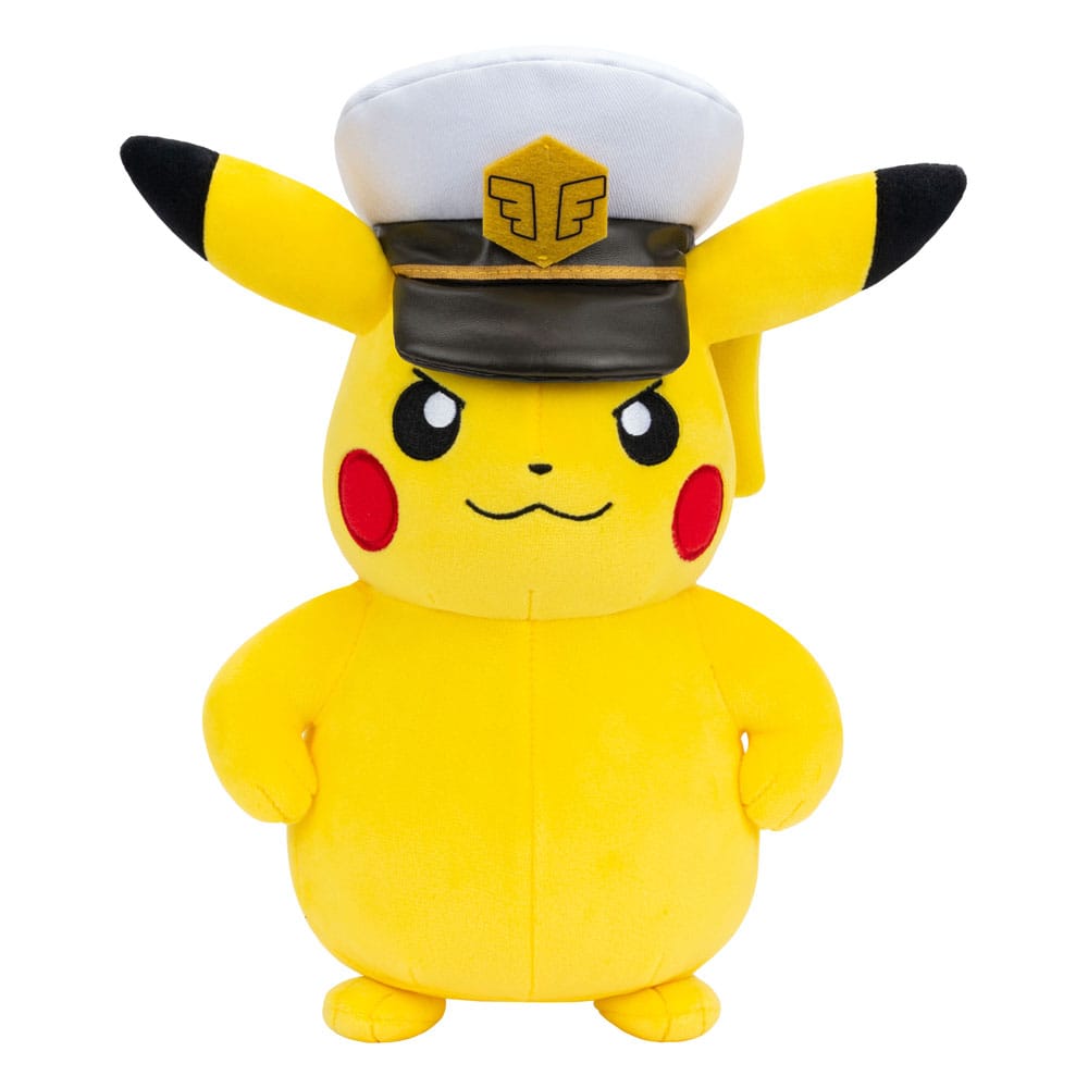 Pokémon Peluche Captain Pikachu 20 cm Frikytopia