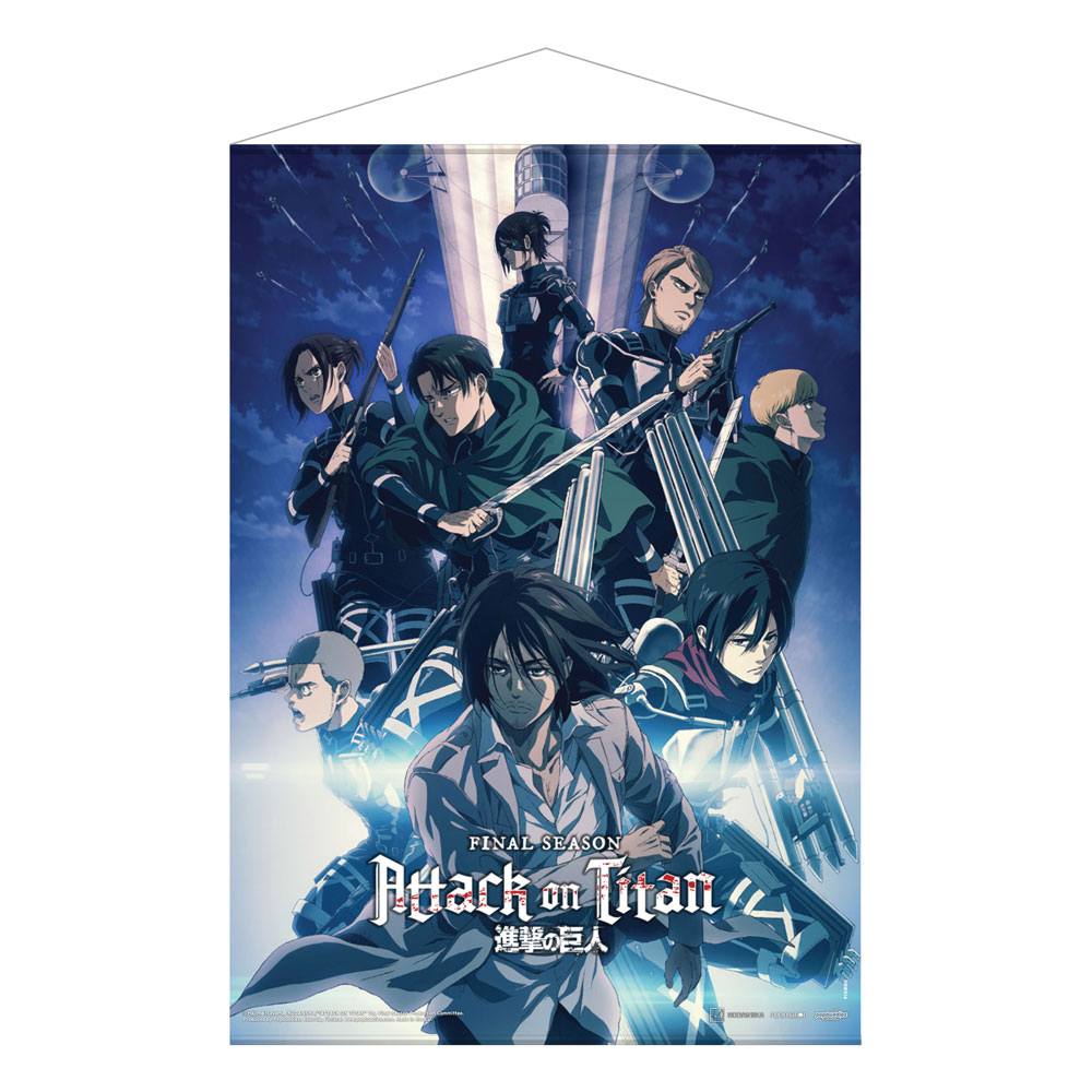 Attack on Titan: The Final Season Póster Tela Part 1 Key Visual 2 50 x 70 cm Frikytopia