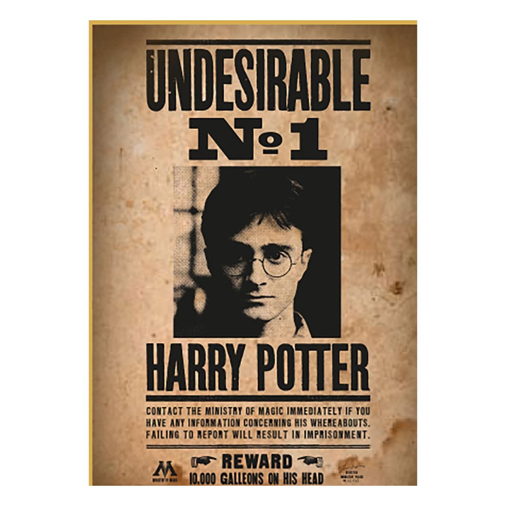 Harry Potter Puzzle Wanted No1 Harry Potter (50 piezas) Frikytopia