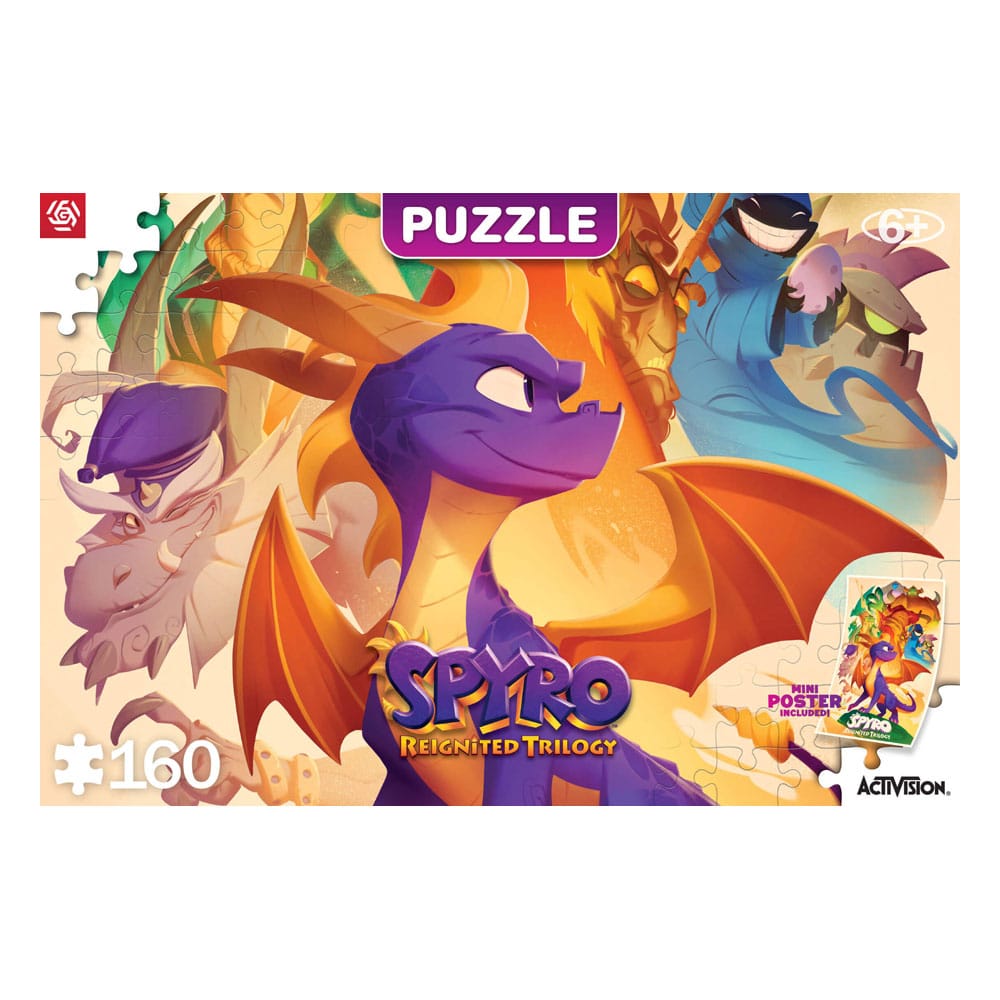 Spyro Reignited Trilogy Puzzle Kids Heroes (160 Piezas)