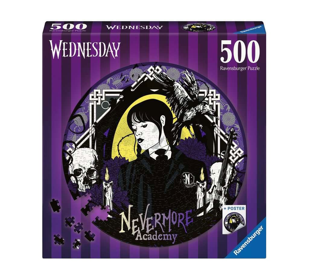 Puzzle ravensburger miercoles 500 piezas Frikytopia