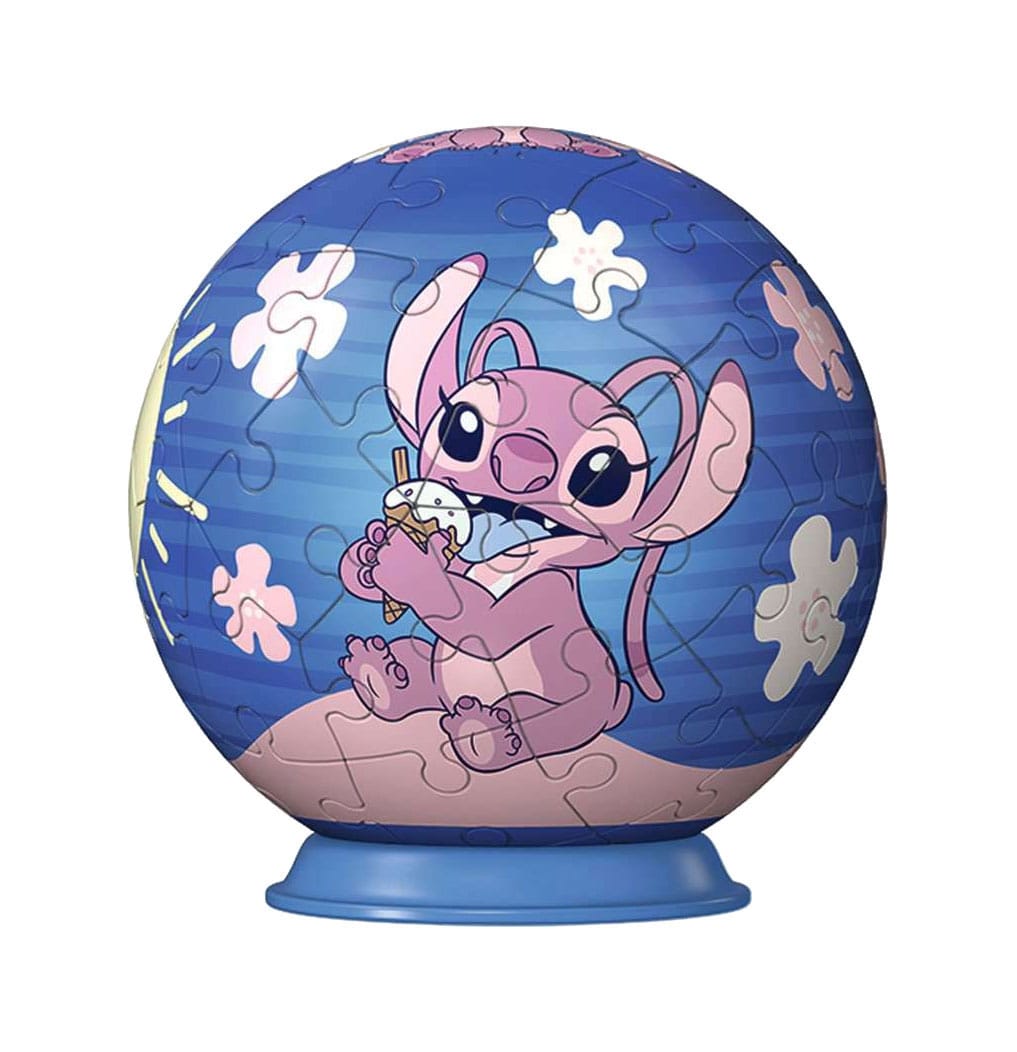 Disney Stitch Puzzle 3D Puzzle-Ball Angel (55 piezas) Frikytopia