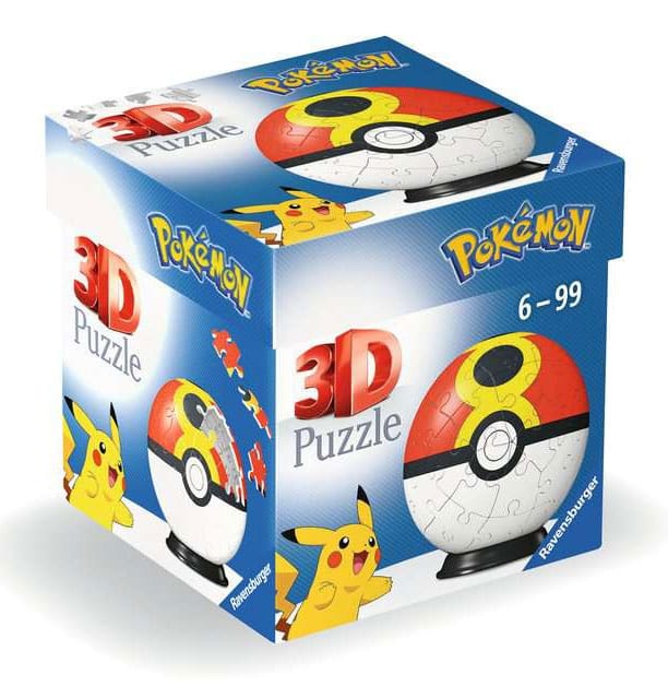 Pokémon Puzzle 3D Pokéballs: Acopio Ball (55 Piezas)