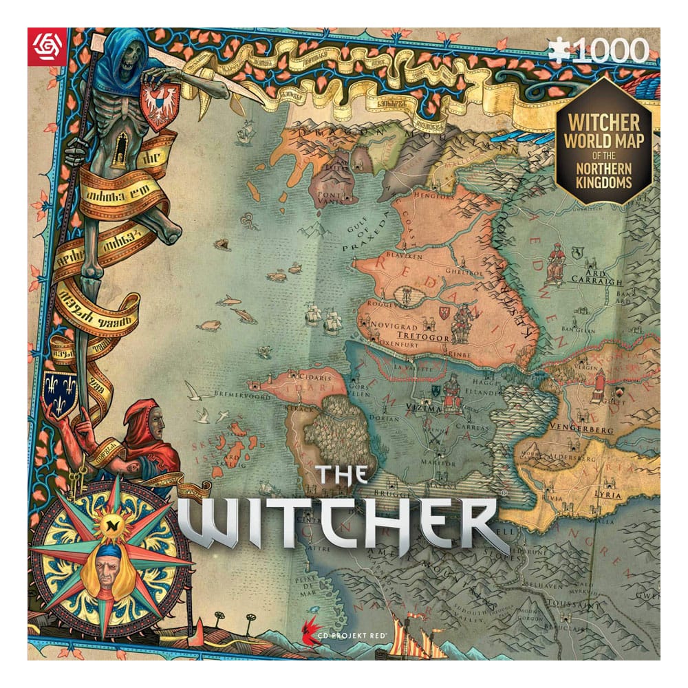 The Witcher 3 Puzzle Gaming The Northern Kingdoms (1000 piezas) Frikytopia