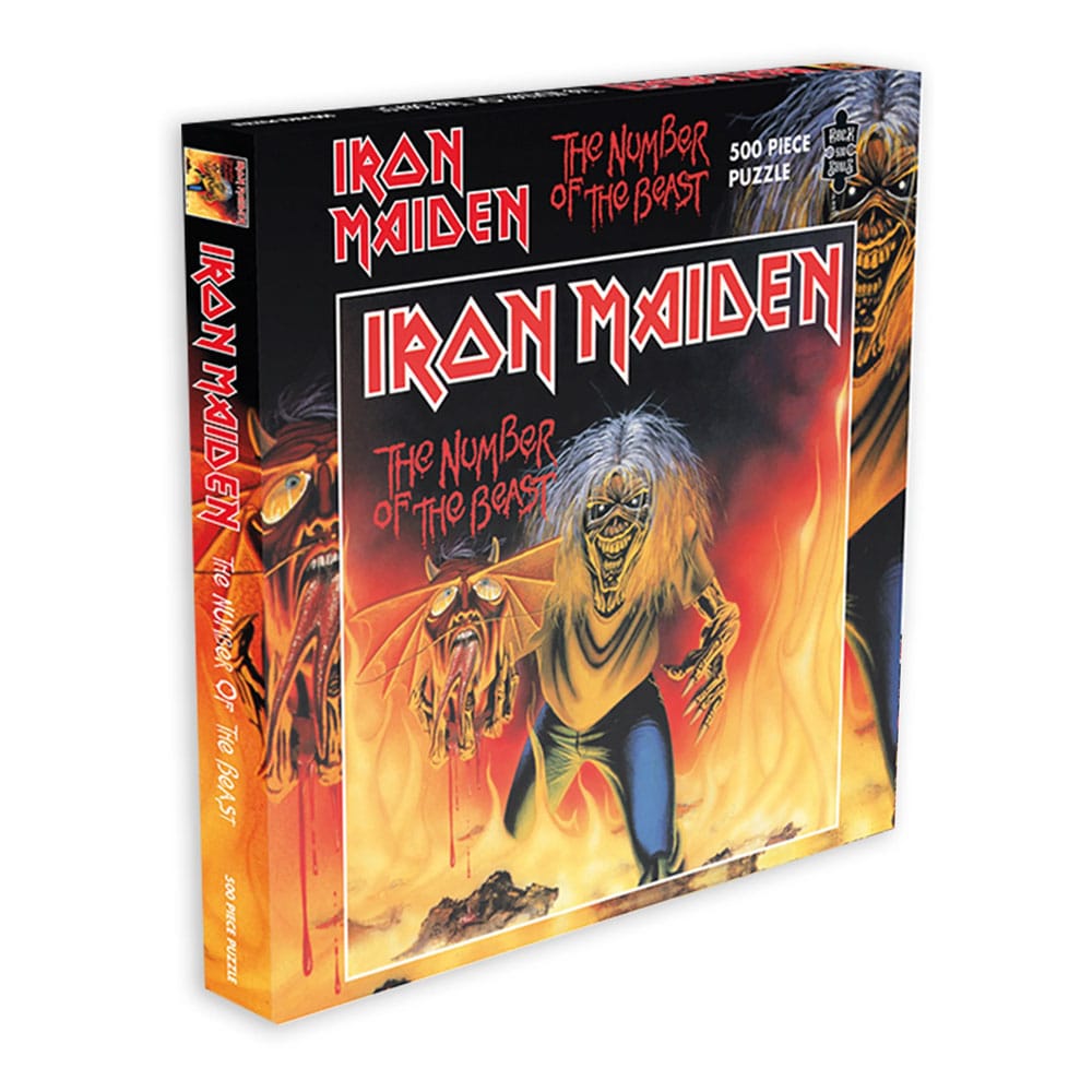 Iron Maiden Rock Saws Puzzle The Number of the Beast Single (500 piezas) Frikytopia
