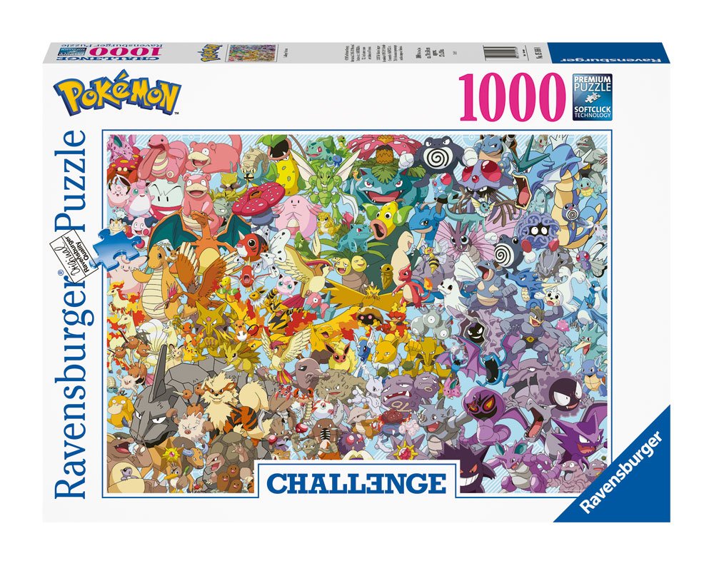 Pokémon Challenge Puzzle Group (1000 Piezas)