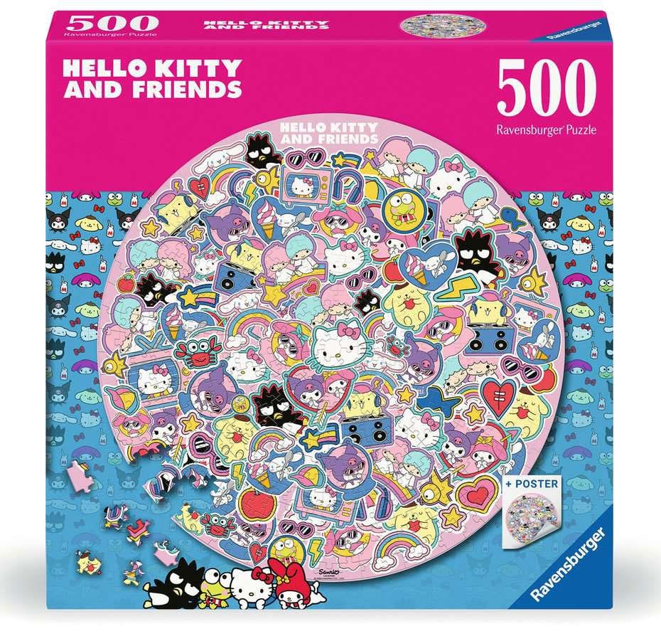Hello Kitty and Friends Puzzle redondo (500 piezas) Frikytopia