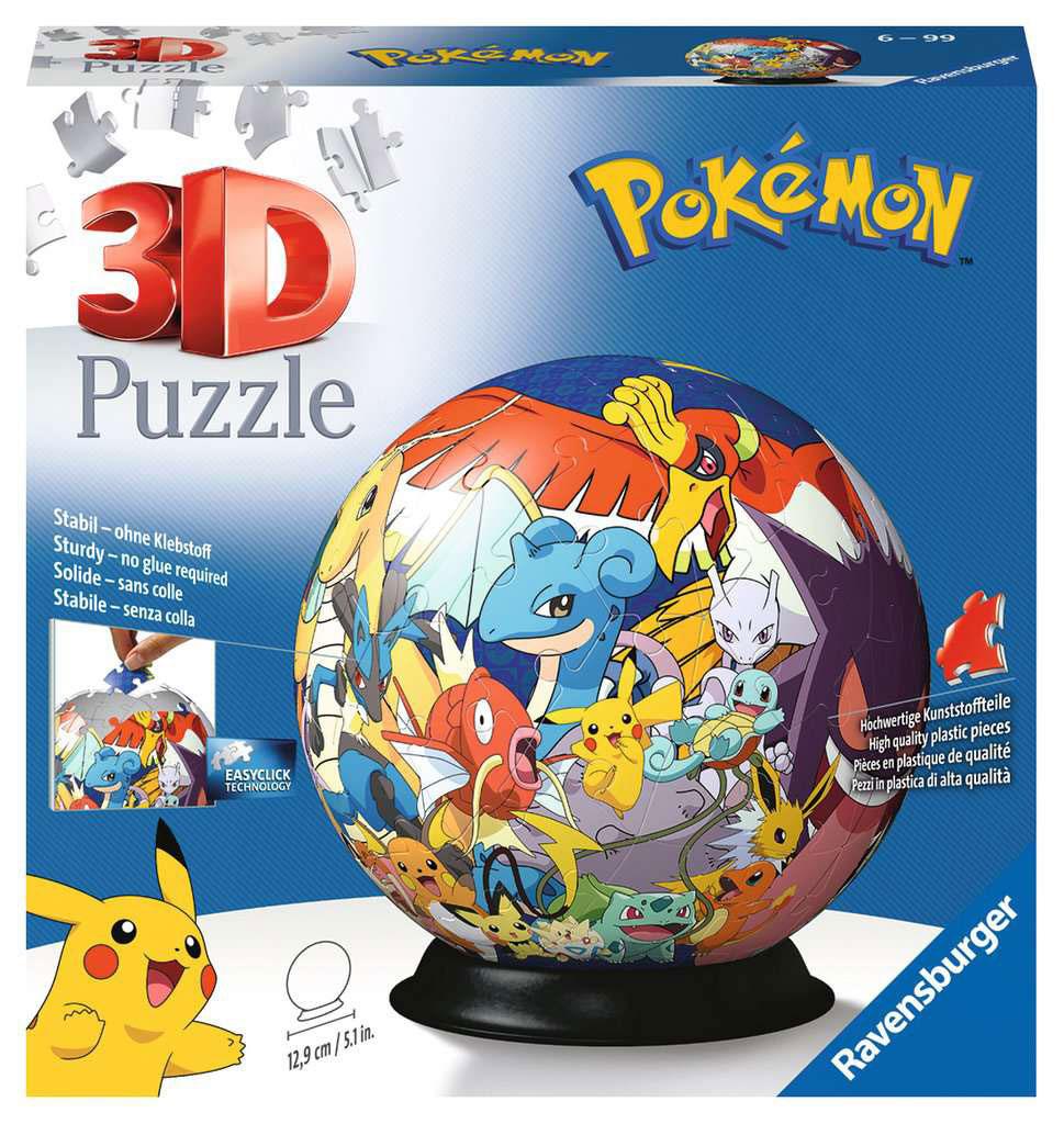 Pokémon Puzzle 3D Ball (73 piezas) Frikytopia