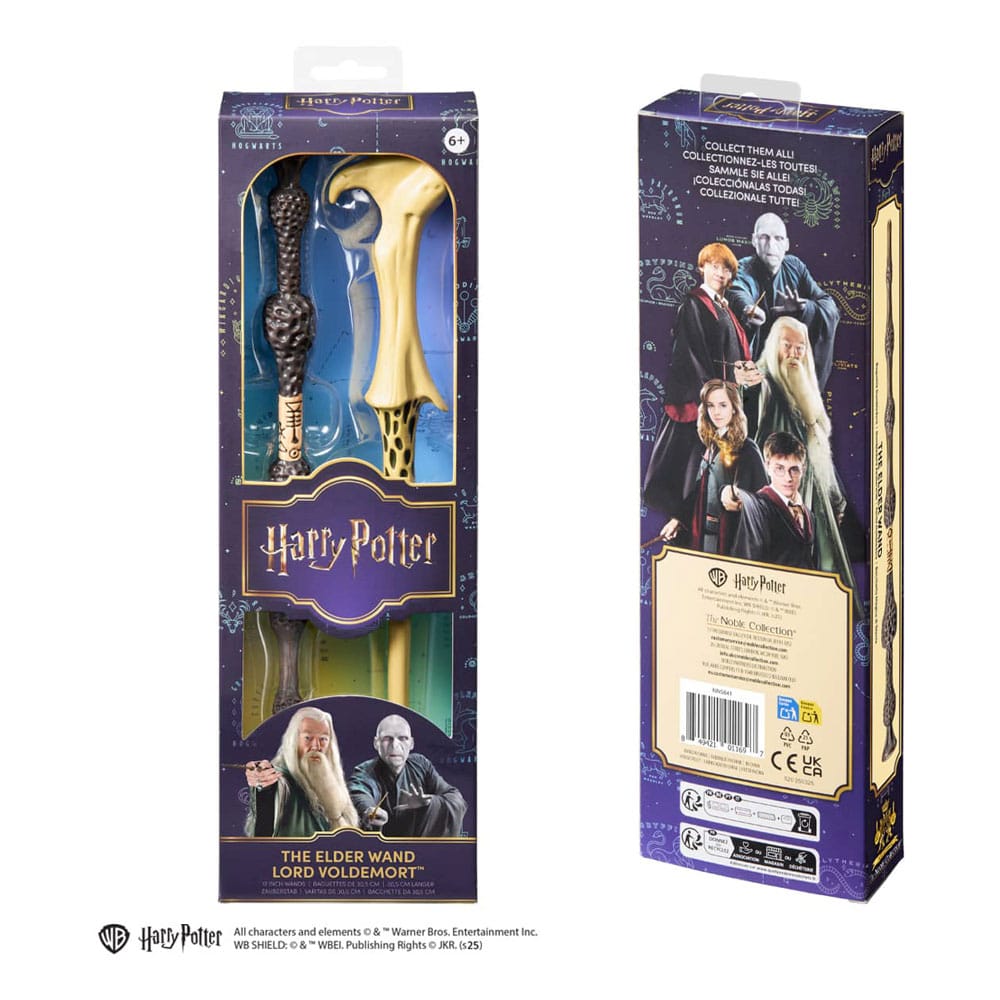 Harry Potter Paquete doble de varitas de juego de rol The Elder & Lord Voldemort 30 cm Frikytopia