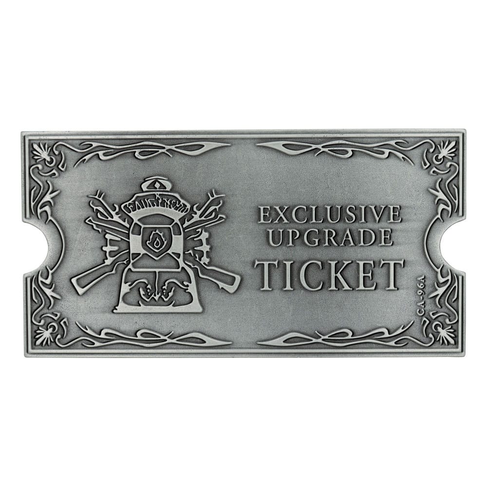 Resident Evil 4 Réplica 1/1 Metal Exclusive Upgrade Ticket Frikytopia