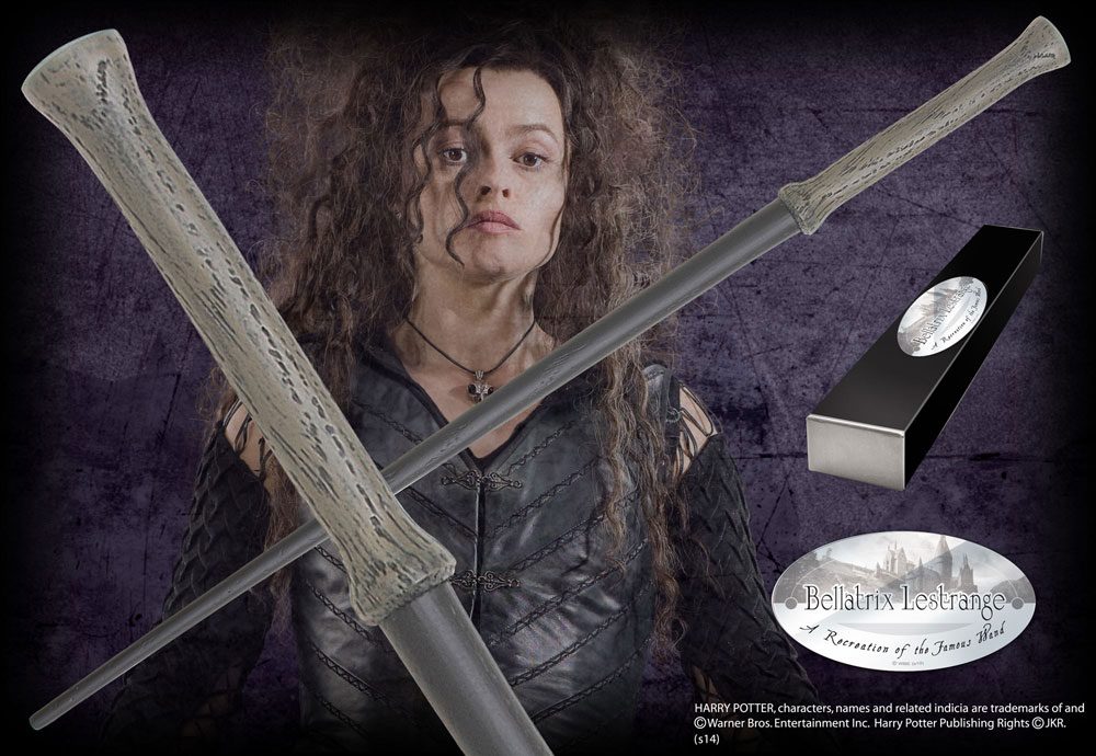 Harry Potter Varita Mágica Bellatrix Lestrange (edición carácter) Frikytopia