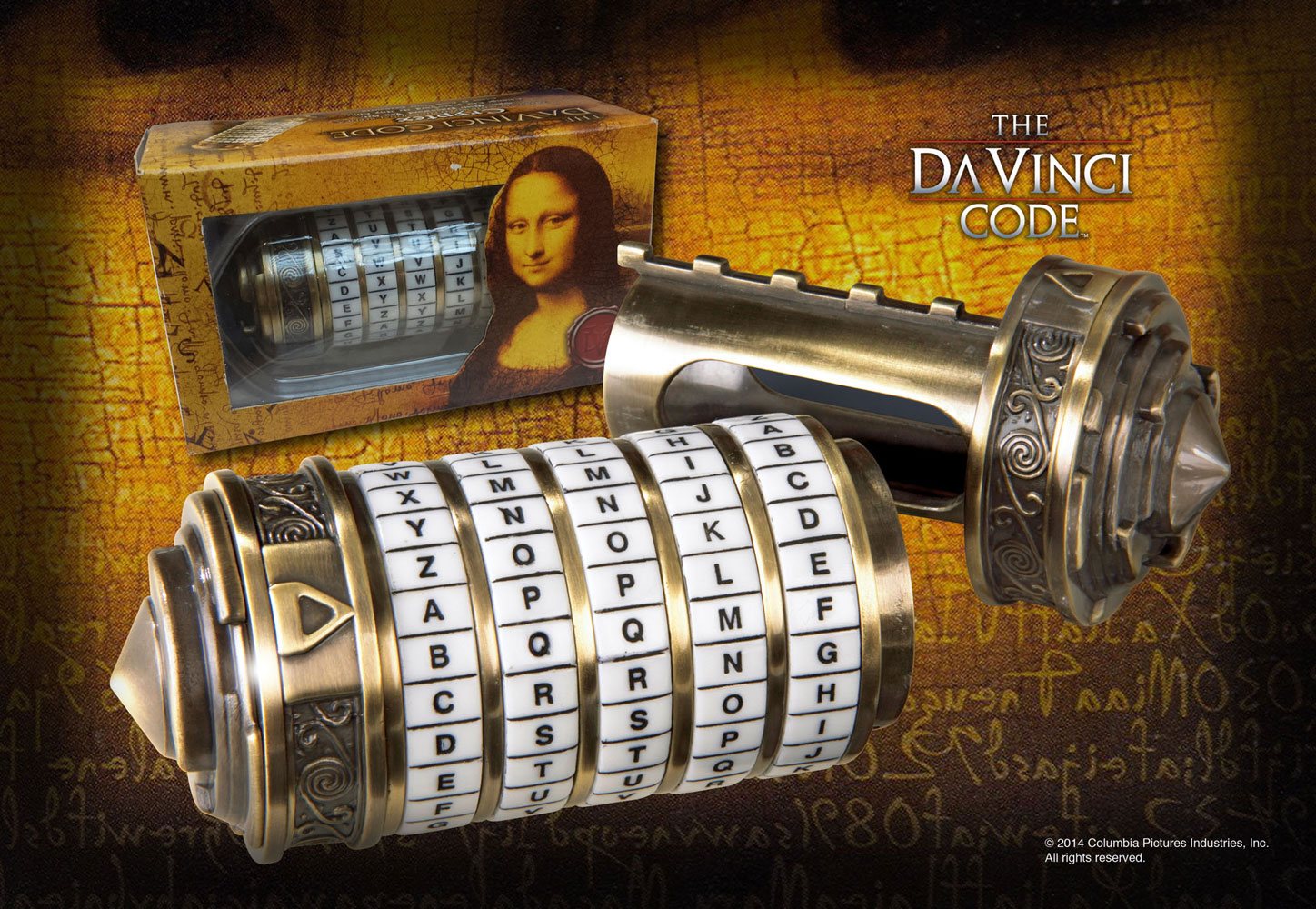 El Código da Vinci - Réplica Mini Cryptex Frikytopia