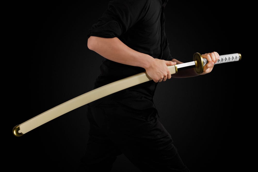 One Piece Set de 3 Réplicas Proplica 1/1 Espadas Roronoa Zoro Three Sword Style 95 cm
