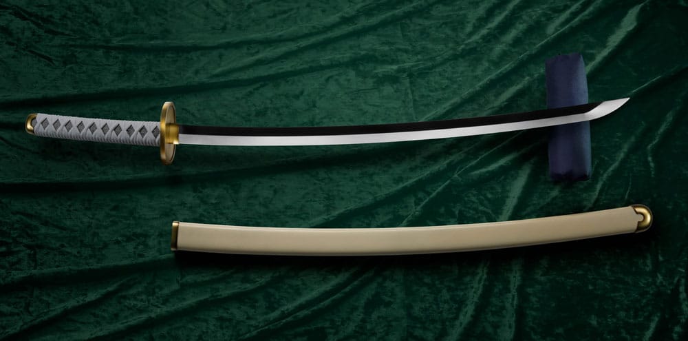 One Piece Set de 3 Réplicas Proplica 1/1 Espadas Roronoa Zoro Three Sword Style 95 cm