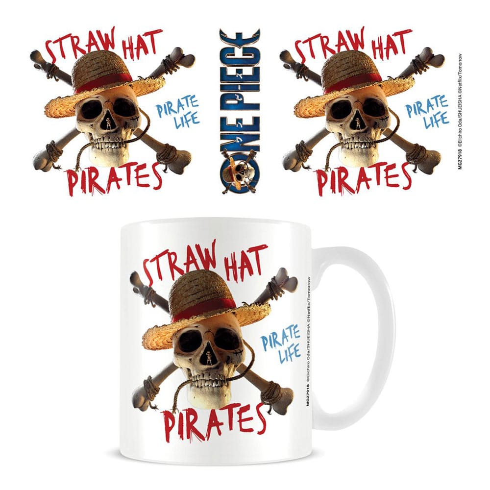 One Piece Live Action Taza Straw Hat Pirate Emblem Frikytopia