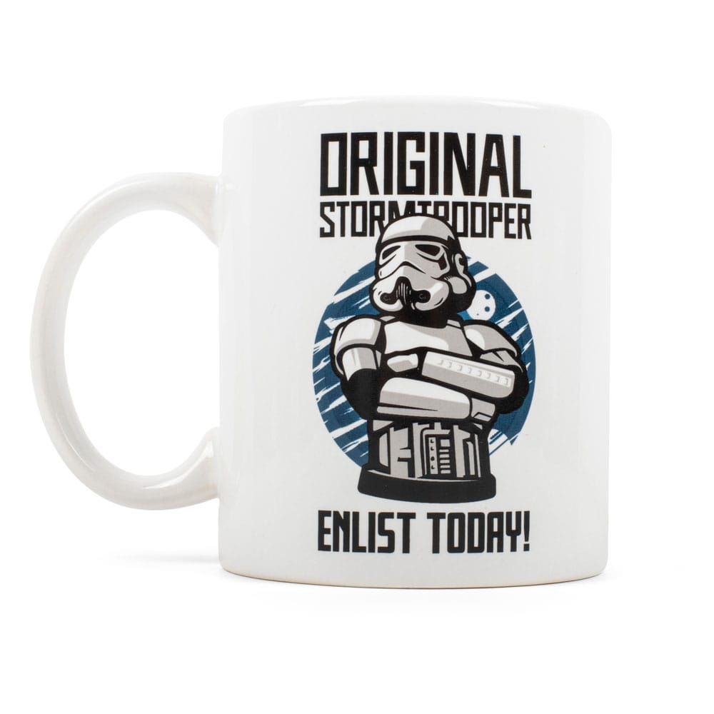 Original Stormtrooper Taza Enlist Today White Frikytopia