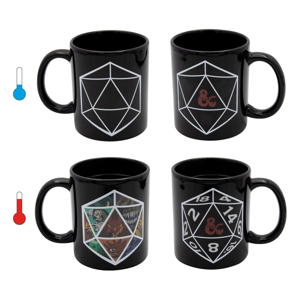 Dungeons & Dragons Taza sensitiva al calor Magic Frikytopia