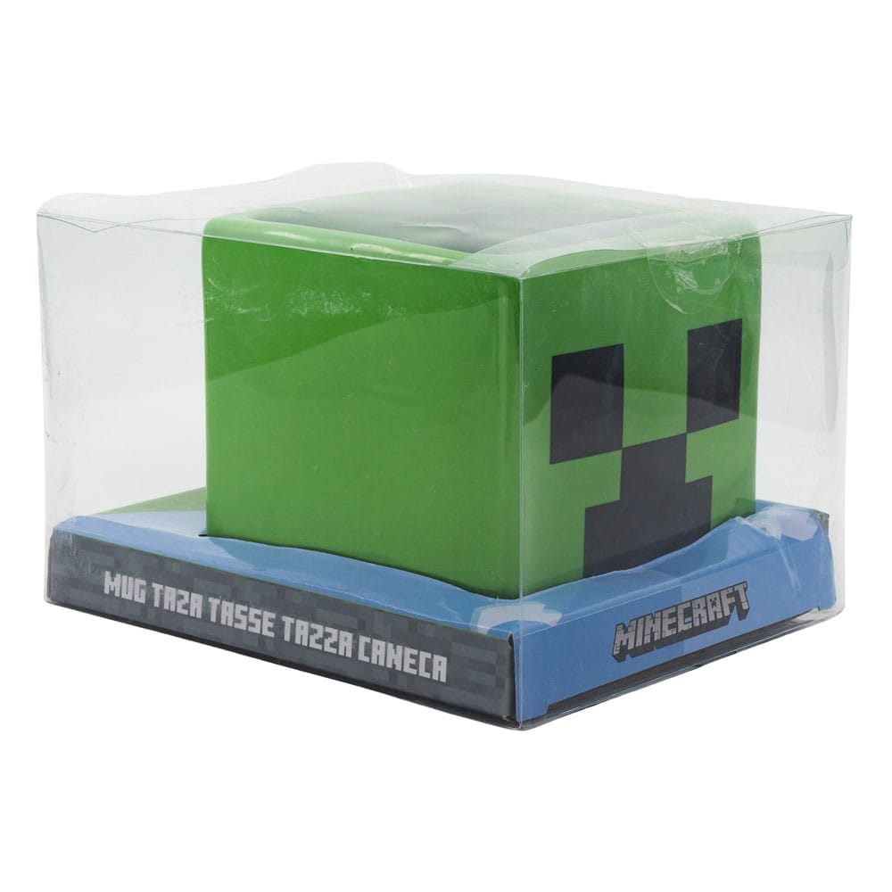 Minecraft Taza 3D Creeper Face 445 ml Frikytopia