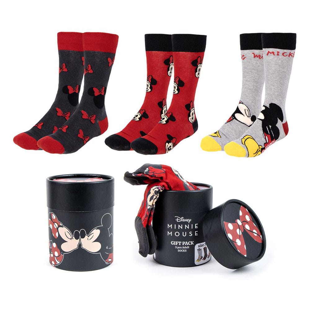 Disney Pack de 3 Pares de calcetines Minnie 2 36-43 Frikytopia