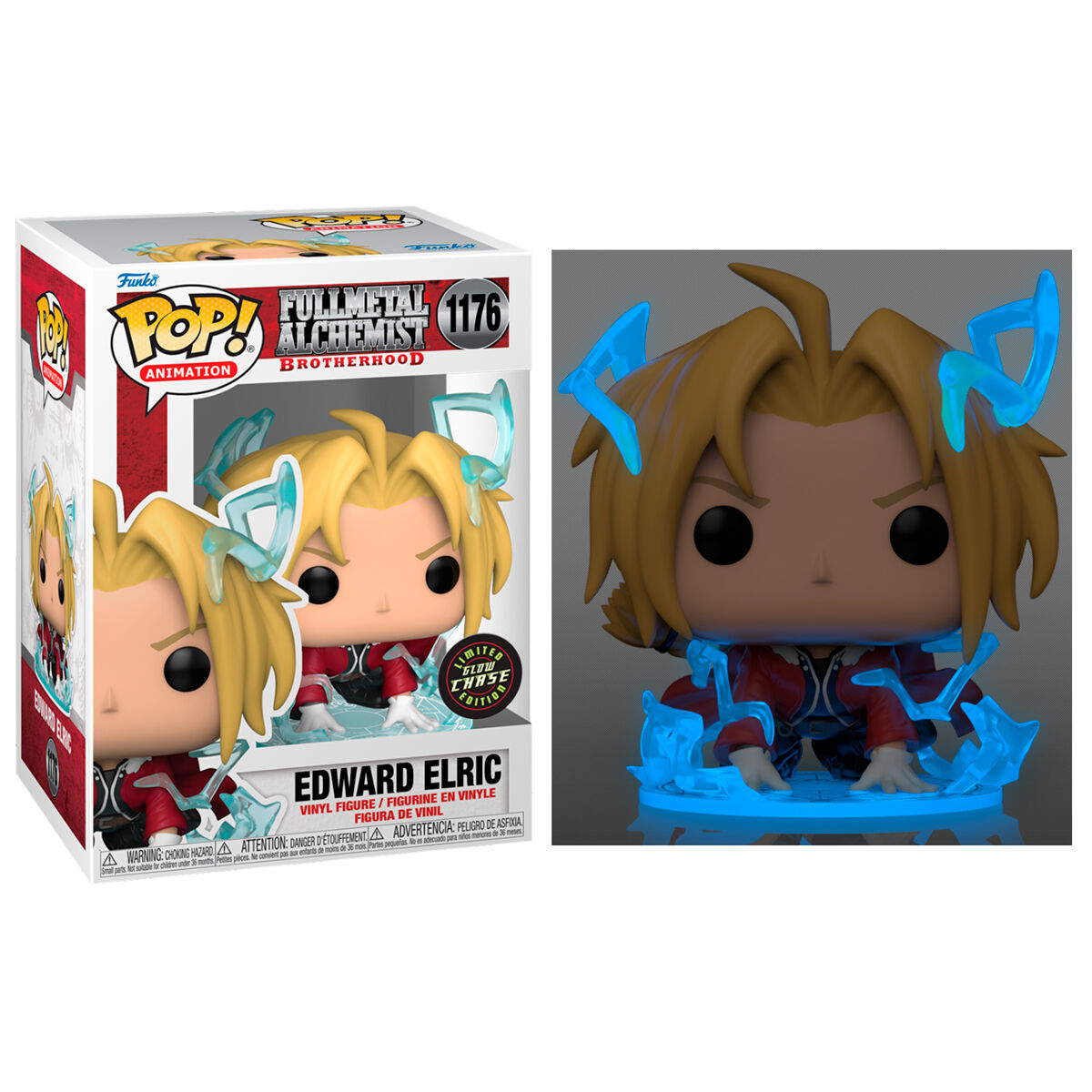 Figura POP Full Metal Alchemist Glow in the Dark Chase Frikytopia