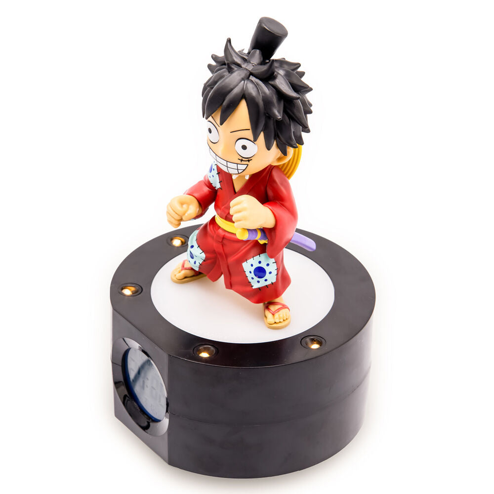 Lampara reloj despertador one piece luffy