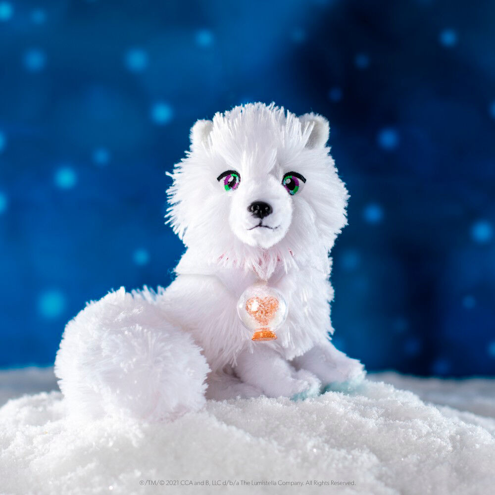 Set Cuento + Peluche Zorro Artico Elf Pets español