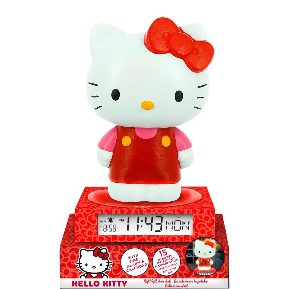 Lampara 3D con despertador Hello Kitty and Friends Frikytopia