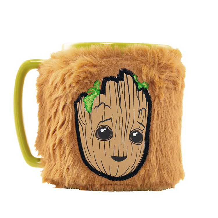 Taza funda de peluche Groot Guardianes de la Galaxia Marvel 440ml Frikytopia