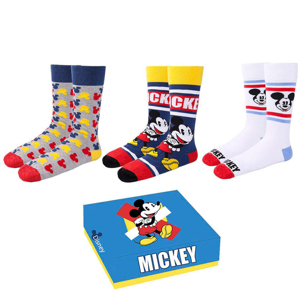Set 3 calcetines Mickey Disney Frikytopia